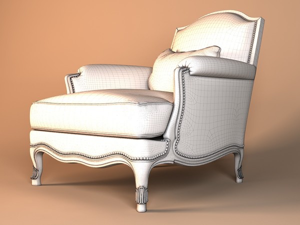 3d pierre ensuite model - kreslo Pierre Ensuite.zip by kupfer